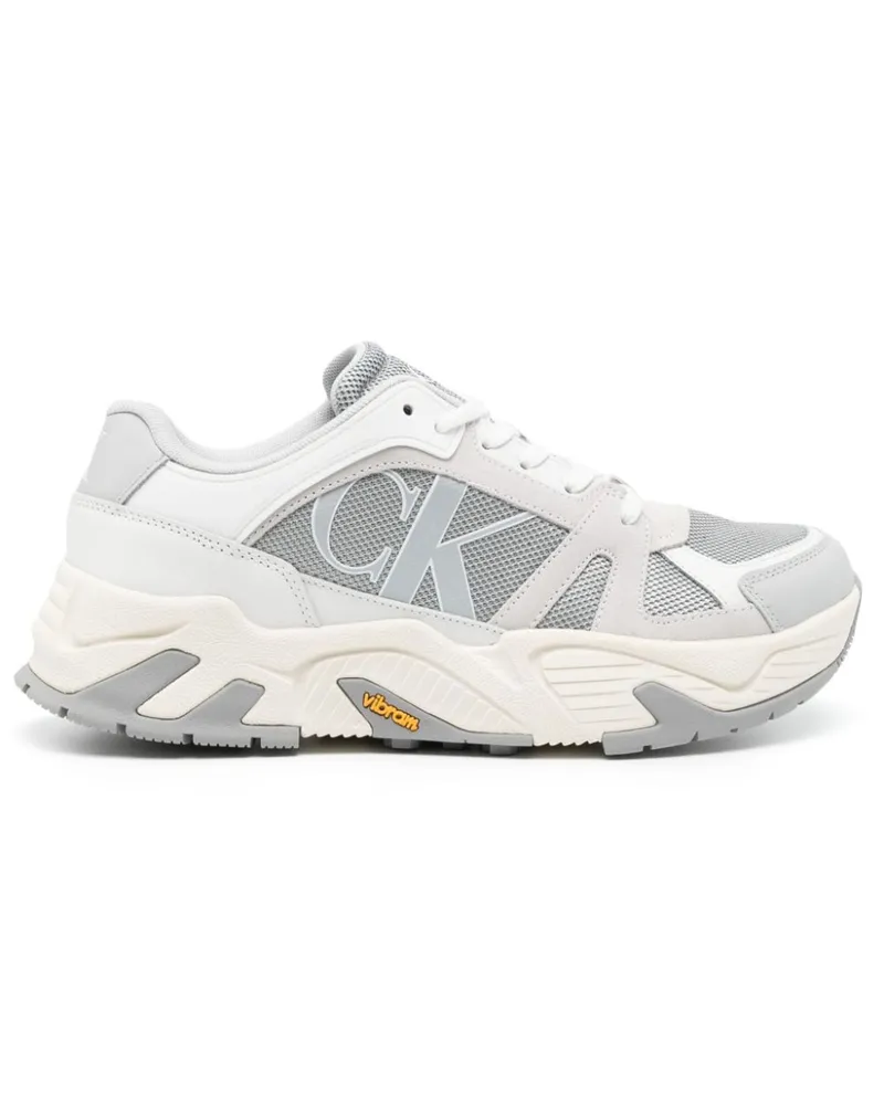 Calvin Klein Chunky Sneakers mit Logo-Applikation - Grau Grau