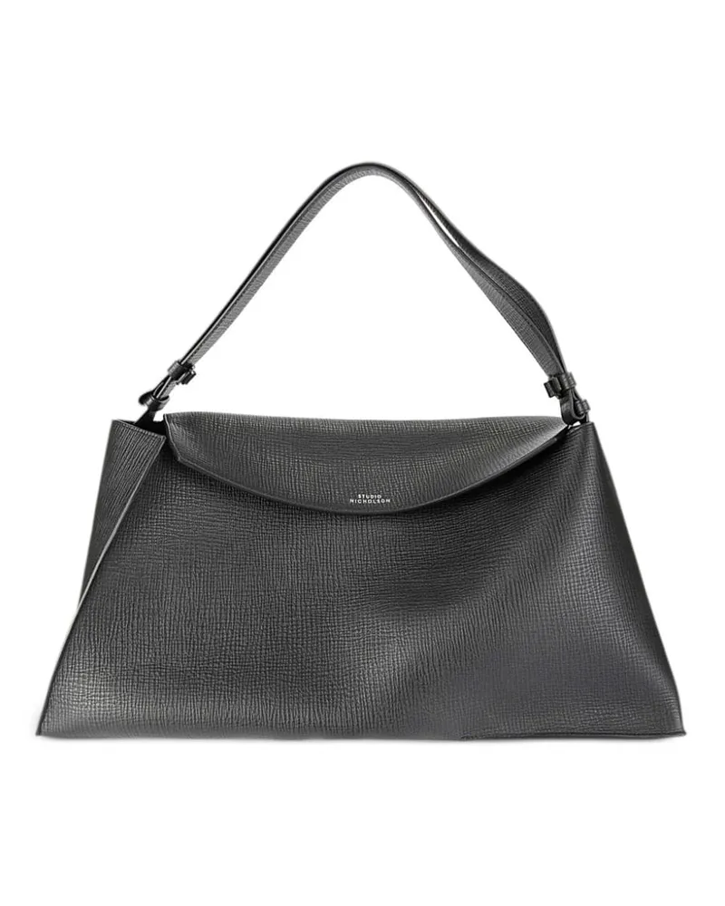Studio Nicholson The Folded Schultertasche - Schwarz Schwarz
