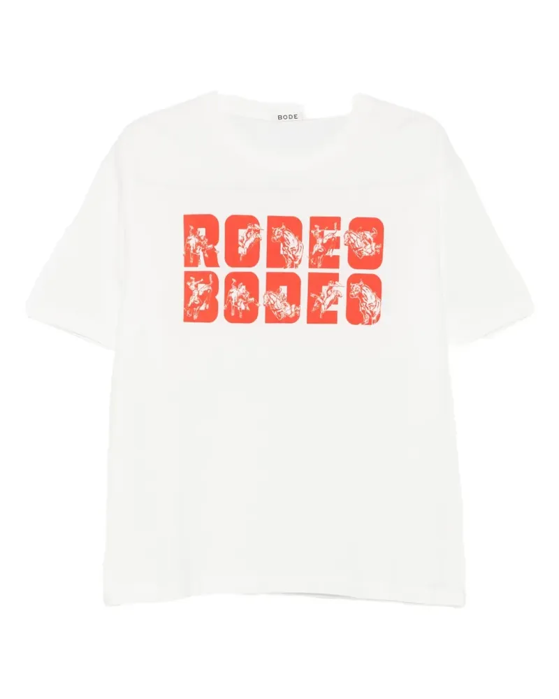 BODE Rodeo o graphic-print T-shirt - Weiß Weiß