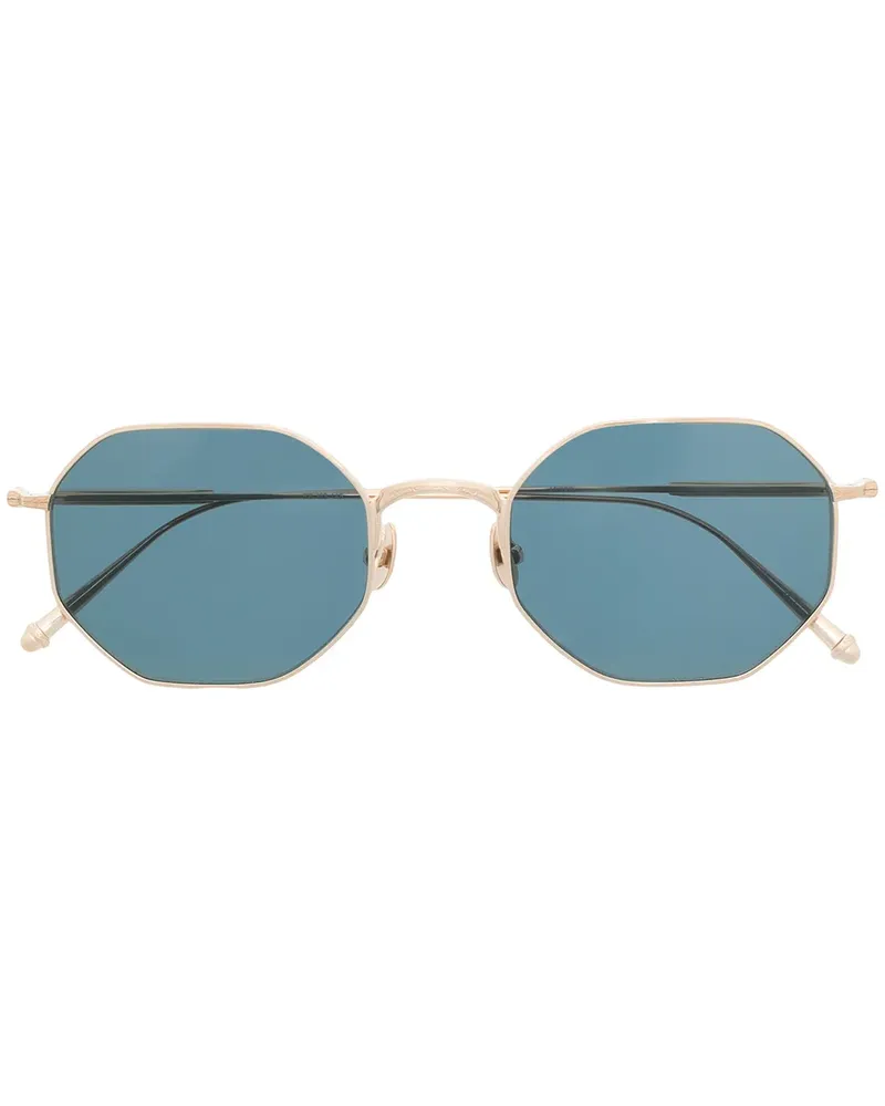 MATSUDA Sonnenbrille mit achteckigem Gestell - Gold Gold