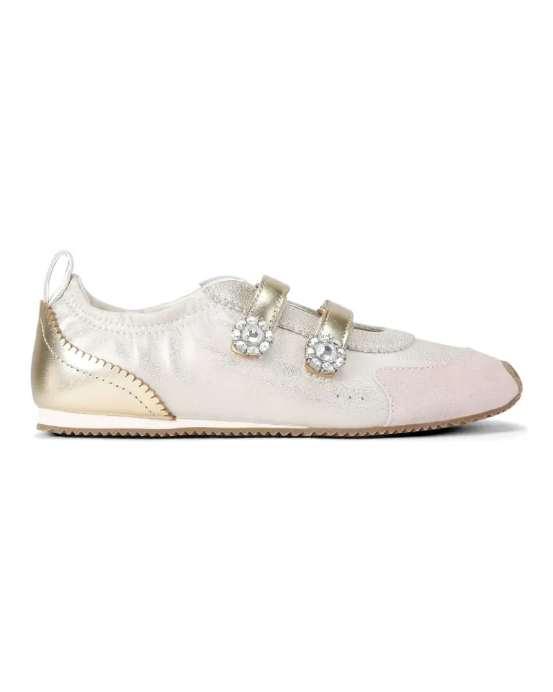 Kurt Geiger Islington Sneakers mit Kristallen - Nude Nude