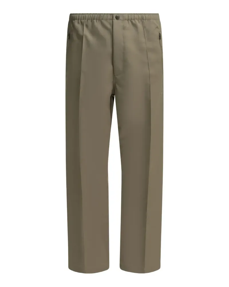 NEEDLES Warm Up pressed-crease zipped-pockets trousers - Grün Grün