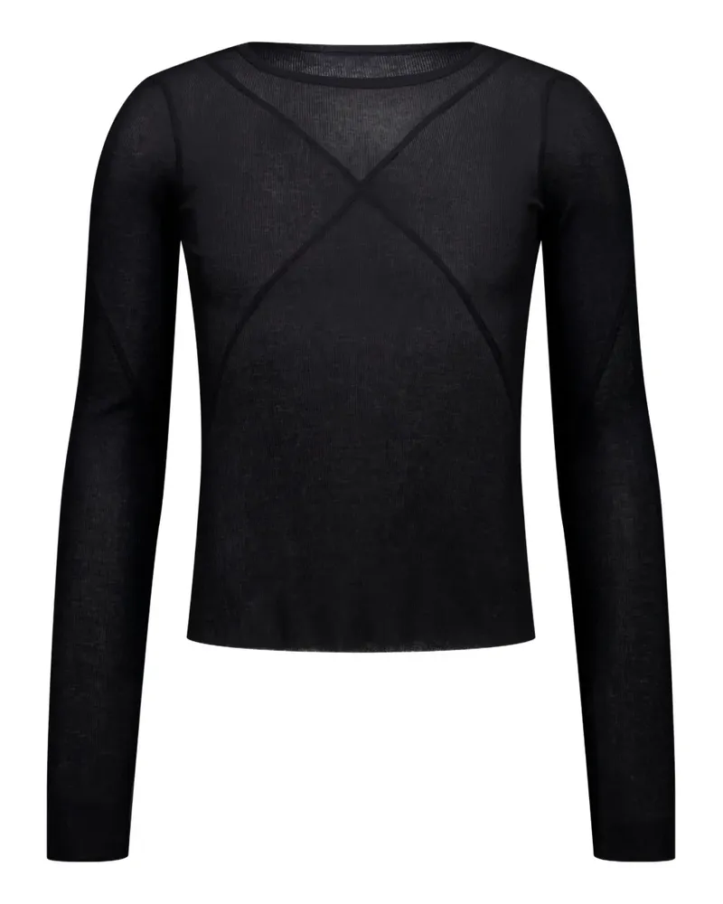 JORDANLUCA Blues Langarmshirt - Schwarz Schwarz