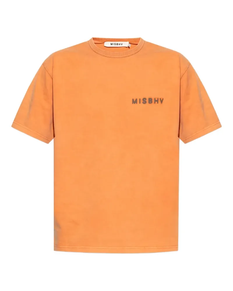 MISBHV T-Shirt mit Logo-Print - Orange Orange