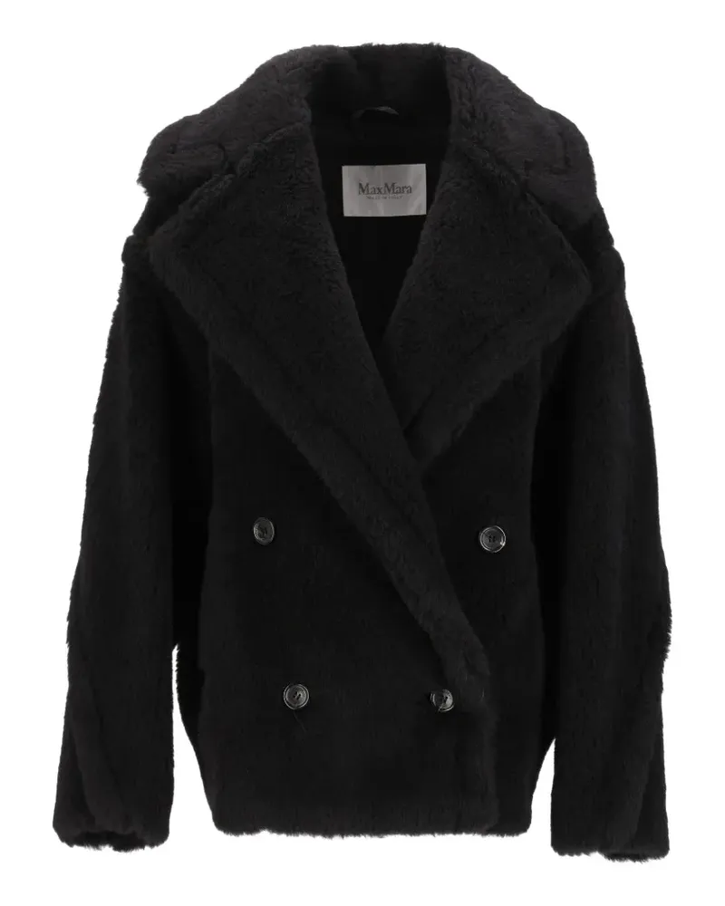 Max Mara Teddy double-breasted jacket - Schwarz Schwarz