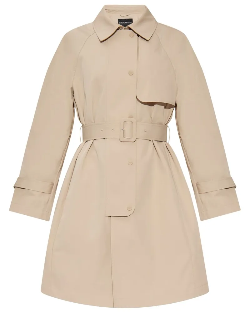 Emporio Armani Wasserdichter Trenchcoat - Nude Nude