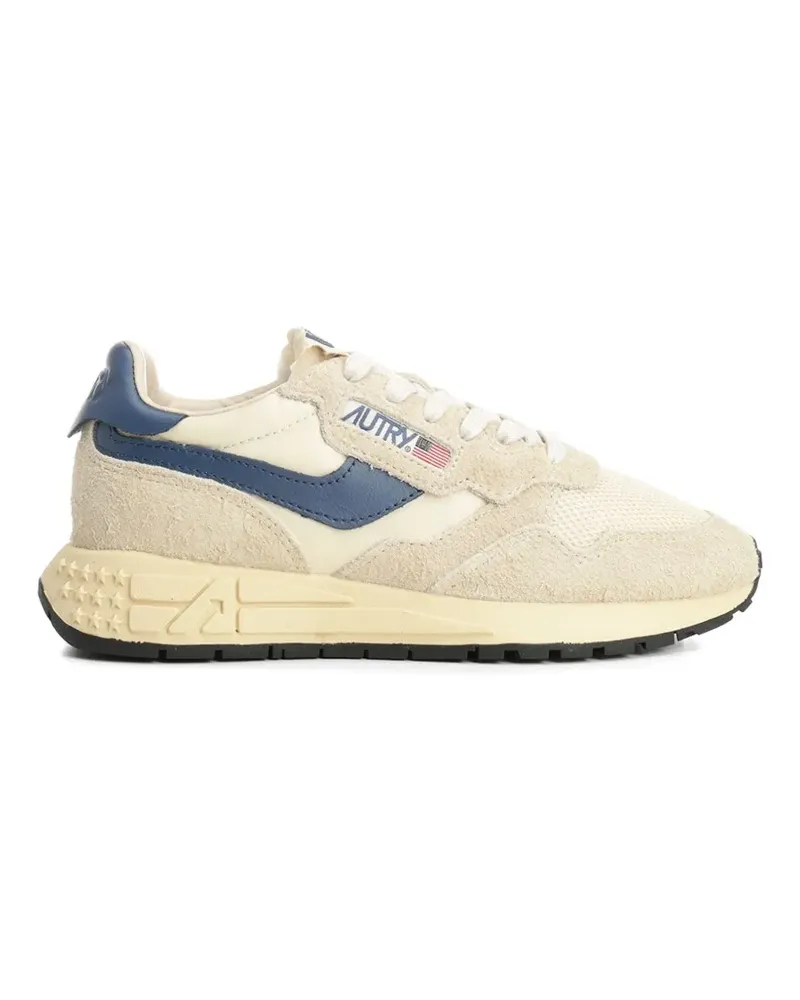 AUTRY Reelwind suede-panels low sneakers - Nude Nude