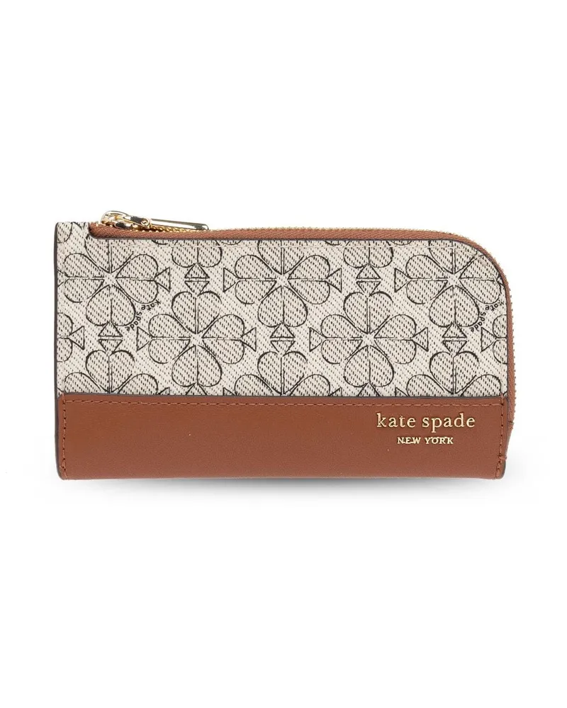 Kate Spade bi-fold leather wallet Nude