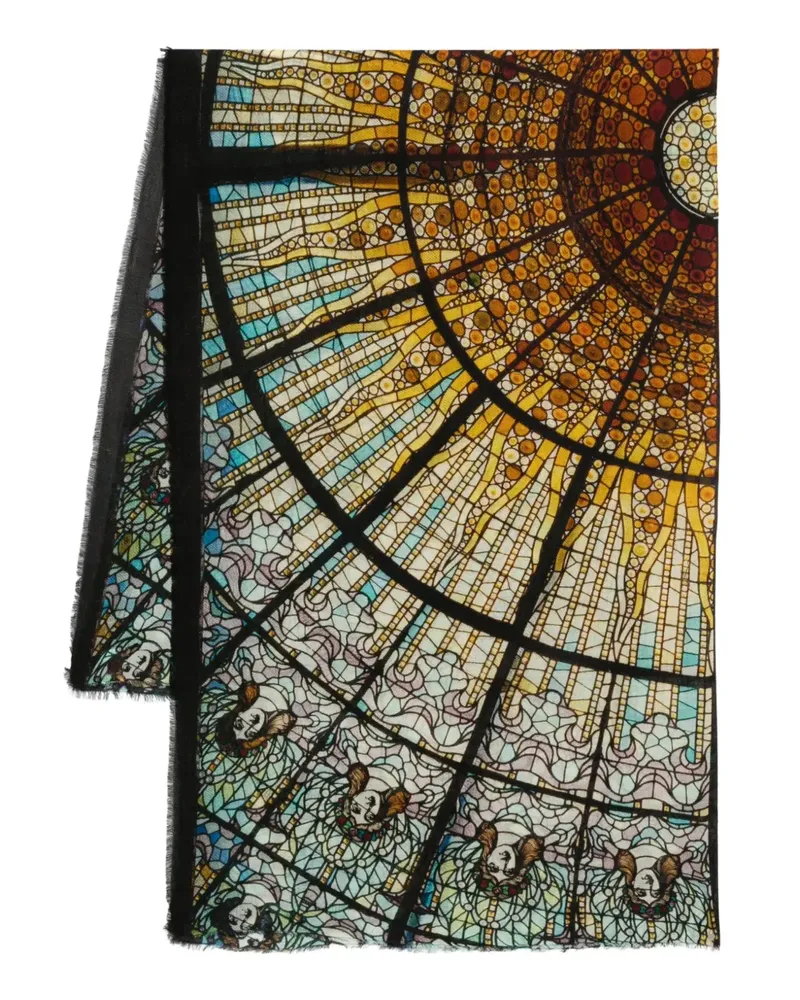 Faliero Sarti Casa Della Musica Schal - Schwarz Schwarz