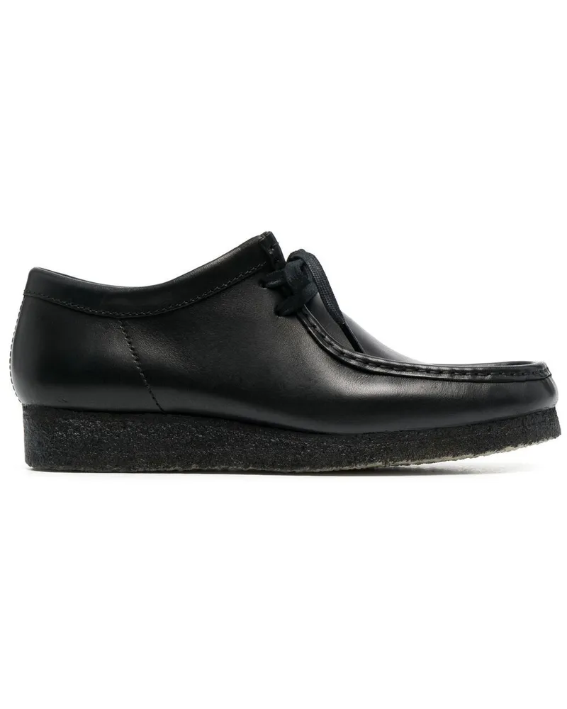 Clarks Wallabee Schnürschuhe - Schwarz Schwarz