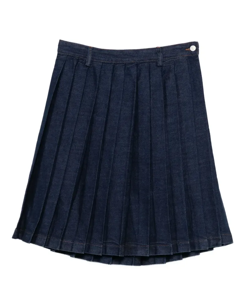 7 for all mankind pleated skirt - Blau Blau