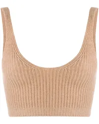 Cashmere In Love Cropped-Stricktop Nude