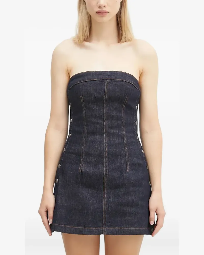 ksubi Schulterfreies Hotline Original Snaps Kleid - Schwarz Schwarz