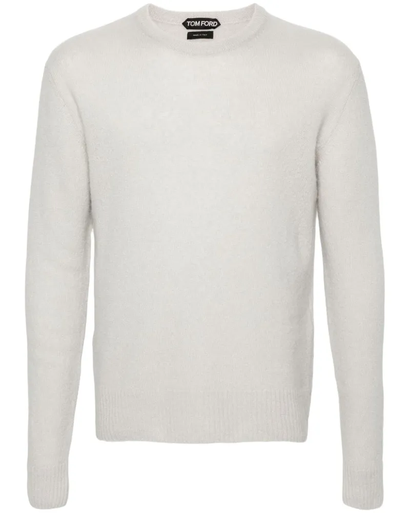 Tom Ford Pullover mit gerippten Details - Grau Grau