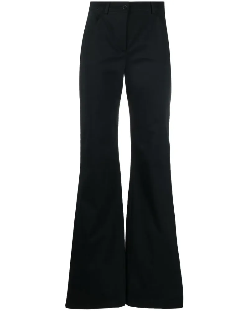 Alberta Ferretti Hose mit weitem Bein - Schwarz Schwarz