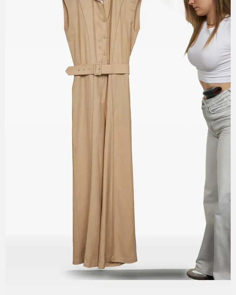 Kaos Jumpsuit mit Gürtel - Nude Nude