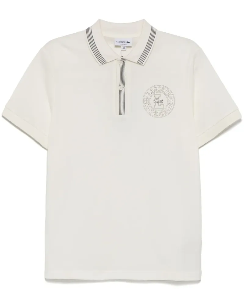 Lacoste Poloshirt mit Patch-Print - Nude Nude