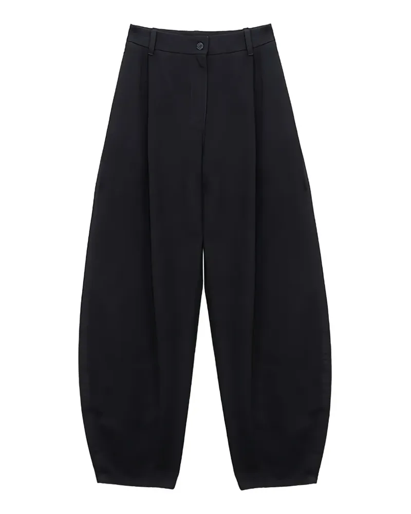 JUUN.J pleated balloon-leg trousers - Schwarz Schwarz