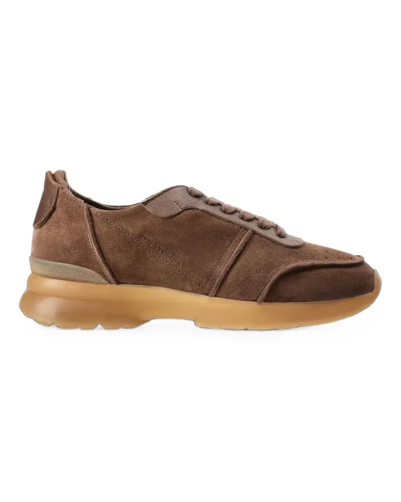 Copenhagen panelled leather sneakers - Braun Braun