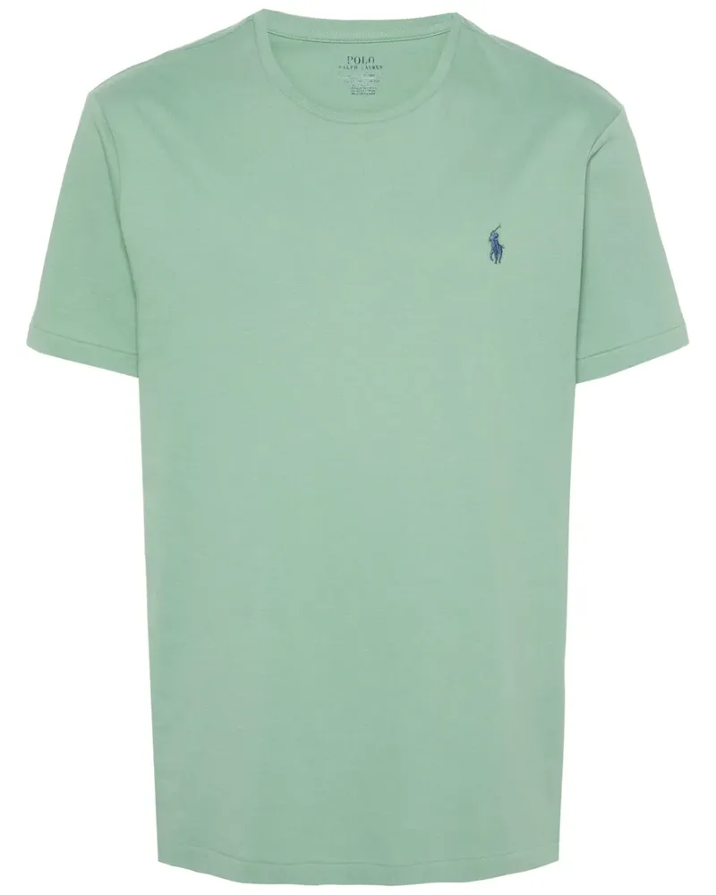 Ralph Lauren T-Shirt mit Polo Pony-Stickerei - Grün Grün