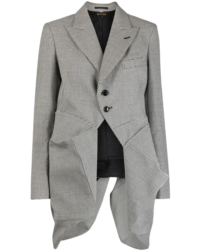 Comme des Garçons Asymmetrischer Blazer - Schwarz Schwarz