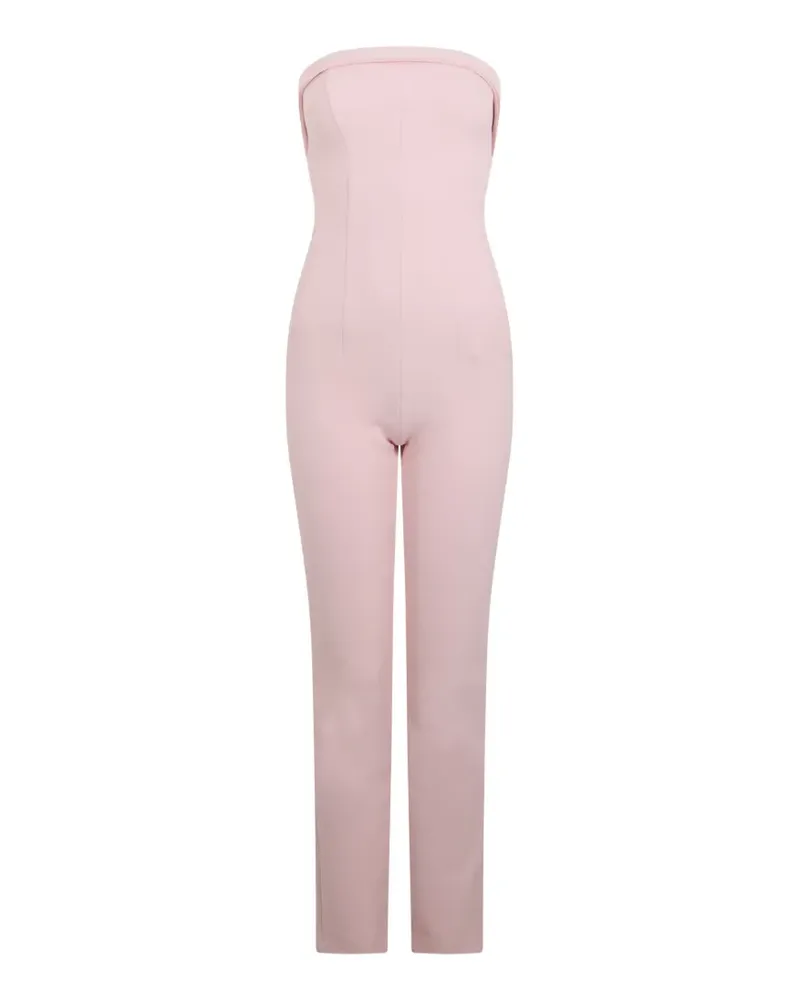 Philosophy Di Lorenzo Serafini strapless fitted jumpsuit - Rosa Rosa