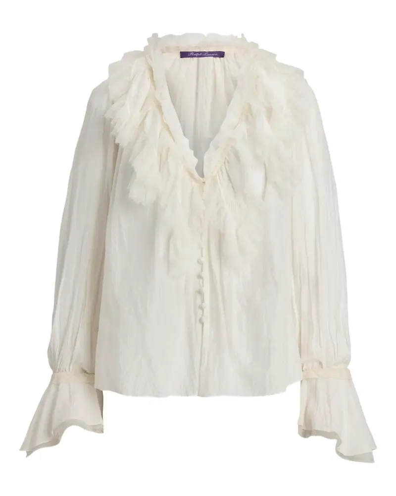 Ralph Lauren Kensley Bluse mit Glockenärmeln - Nude Nude