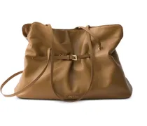 Große Dada Tote Bag aus Nappaleder - Nude