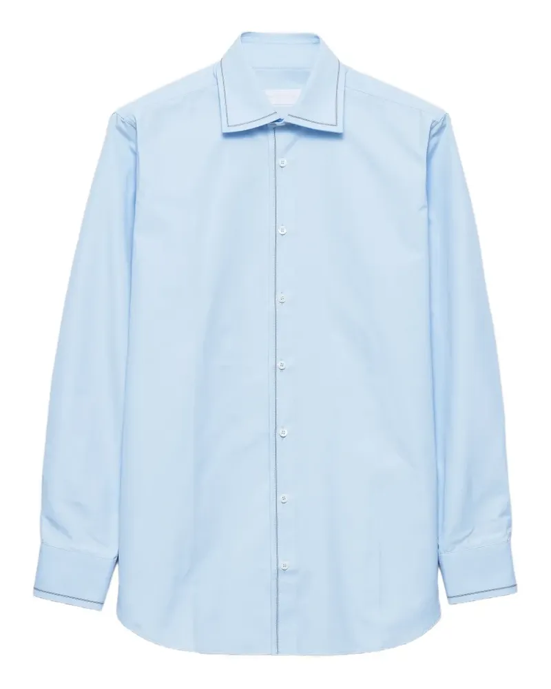 Prada Klassisches Hemd - Blau Blau