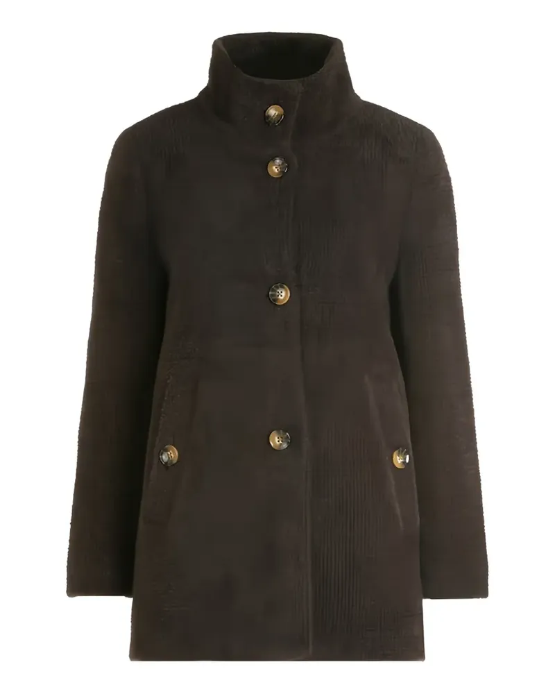 Betty Barclay high-neck bouclé jacket - Braun Braun