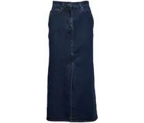 Rona Maxirock aus Denim - Blau