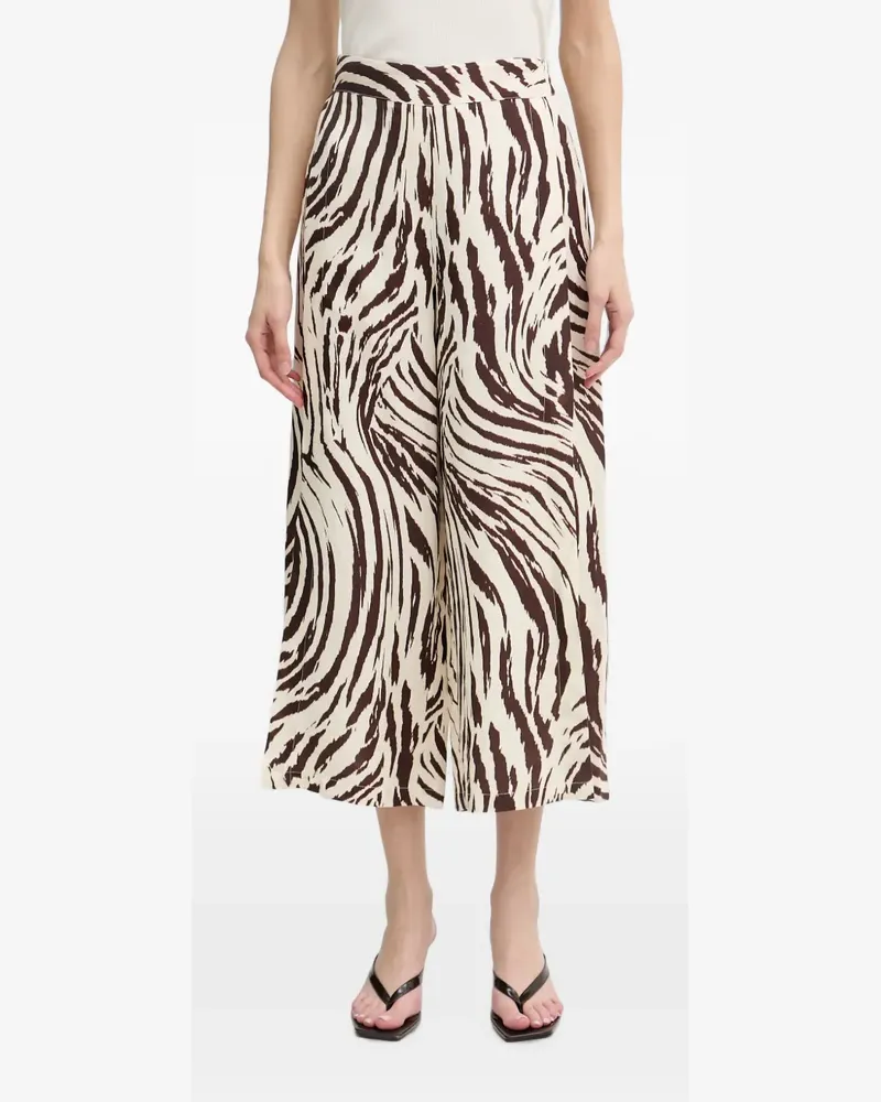 Joseph Ribkoff zebra-print trousers - Nude Nude