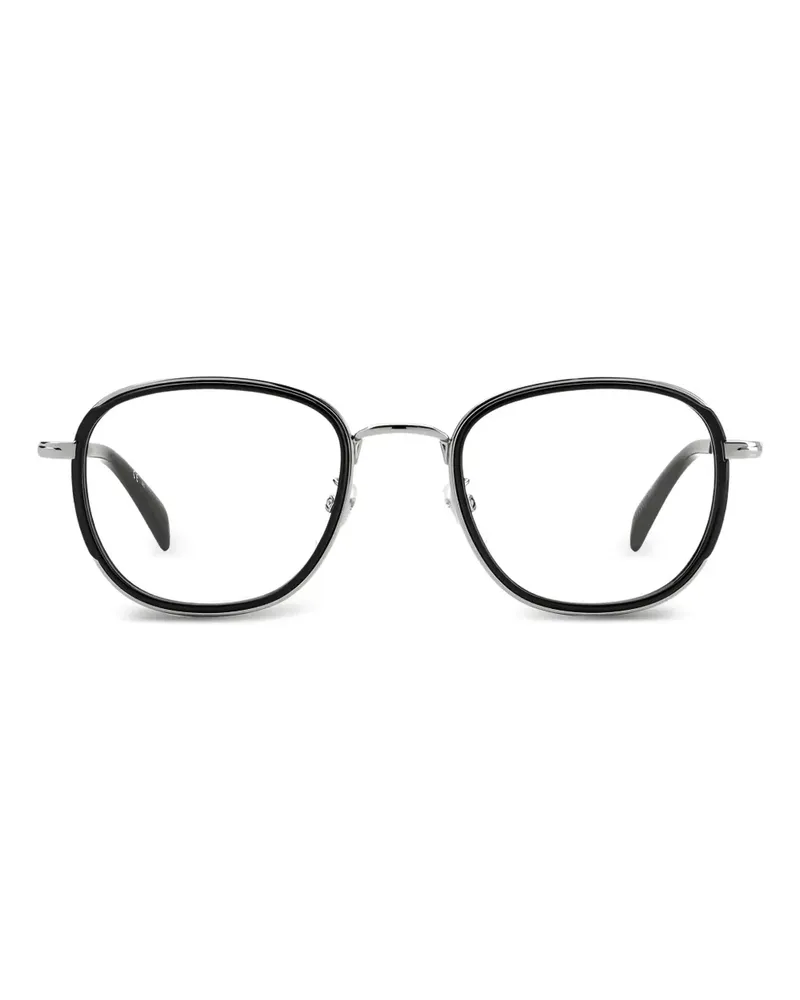 EYEWEAR by DAVID BECKHAM Brille mit kontrastierendem Gestell - Silber Silber