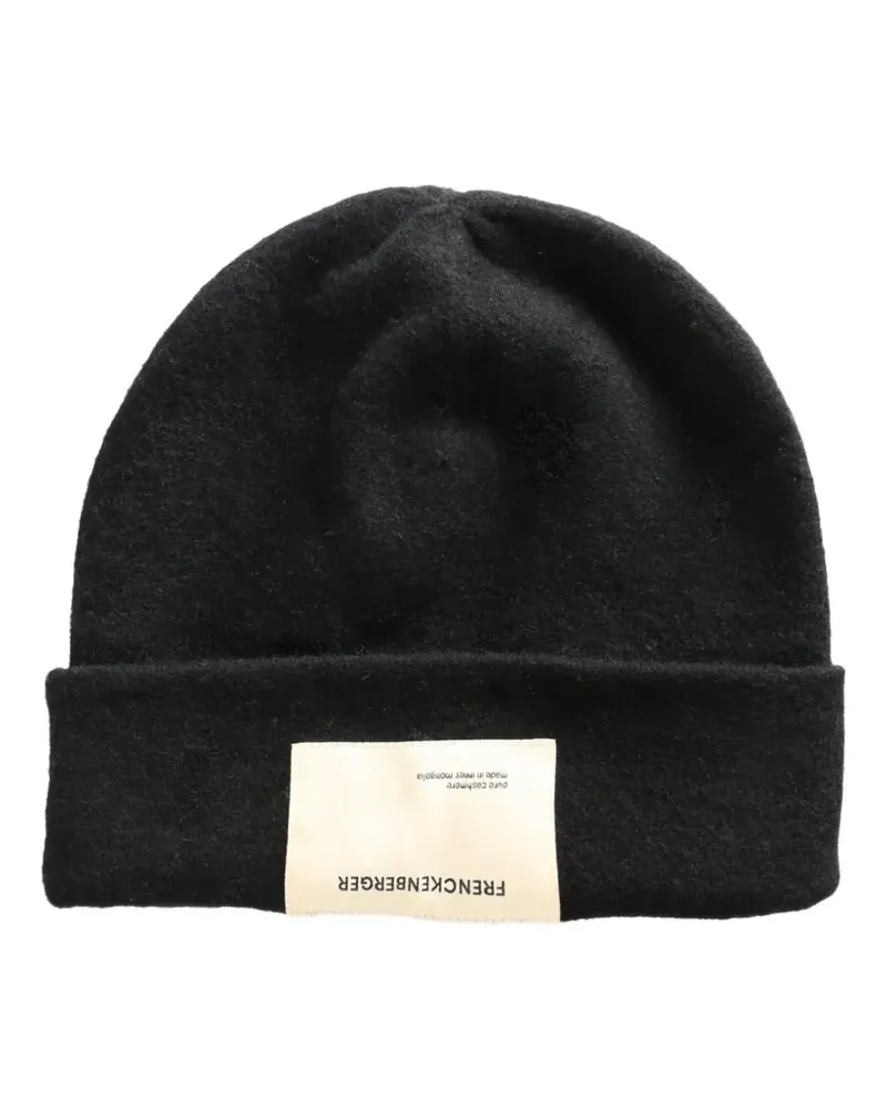 Frenckenberger label beanie - Schwarz Schwarz