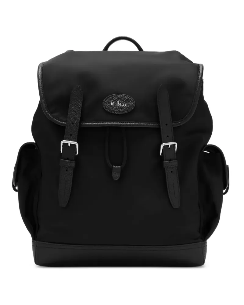 Mulberry Heritage Rucksack mit Schnalle - Schwarz Schwarz