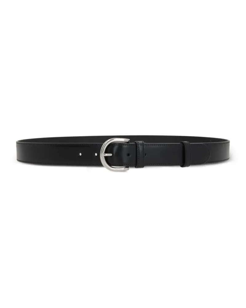 Prada Gürtel aus Leder - Schwarz Schwarz