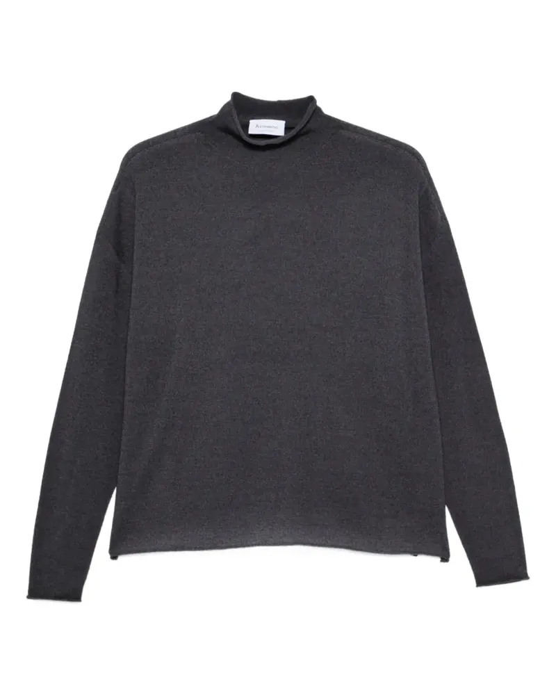 Arovescio Pullover mit tiefen Schultern - Grau Grau