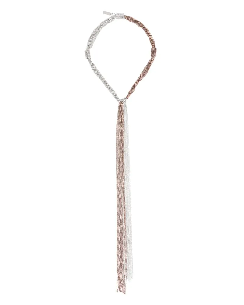 Peserico Zweifarbige Halskette - Silber Silber