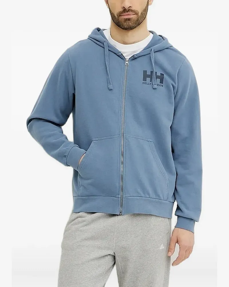 Helly Hansen Hoodie mit Logo-Print - Blau Blau
