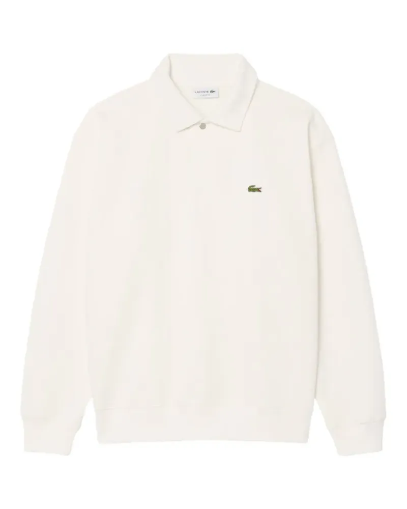 Lacoste Sweatshirt mit Poloshirtkragen - Nude Nude