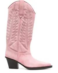 Paris Texas Rosario Wildlederstiefel 28mm Rosa