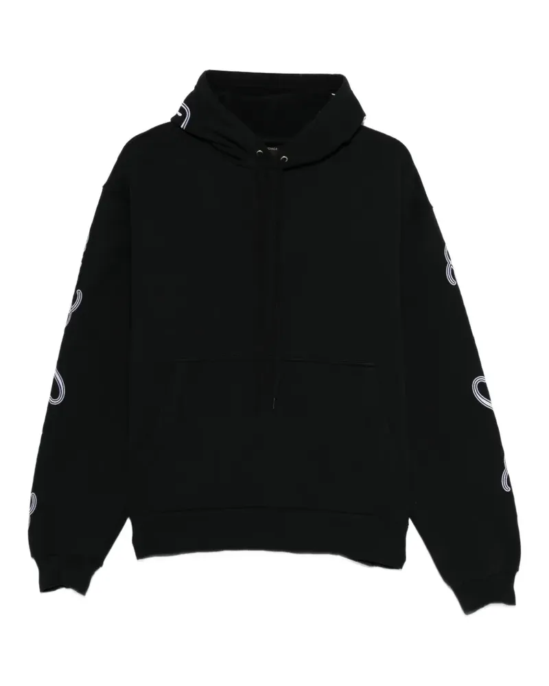 Balenciaga Hoodie mit Logo - Schwarz Schwarz
