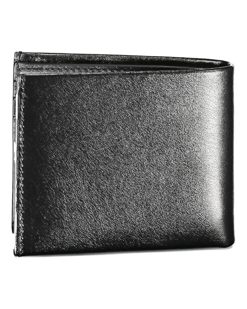 Calvin Klein bifold leather wallet - Schwarz Schwarz