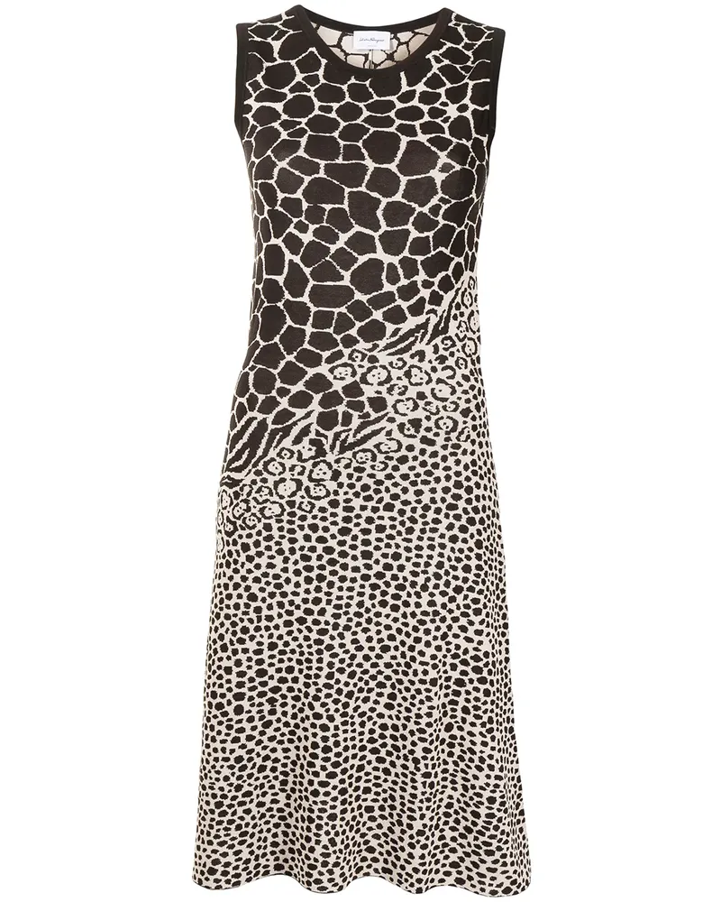 Ferragamo Ärmelloses Kleid - Braun Braun