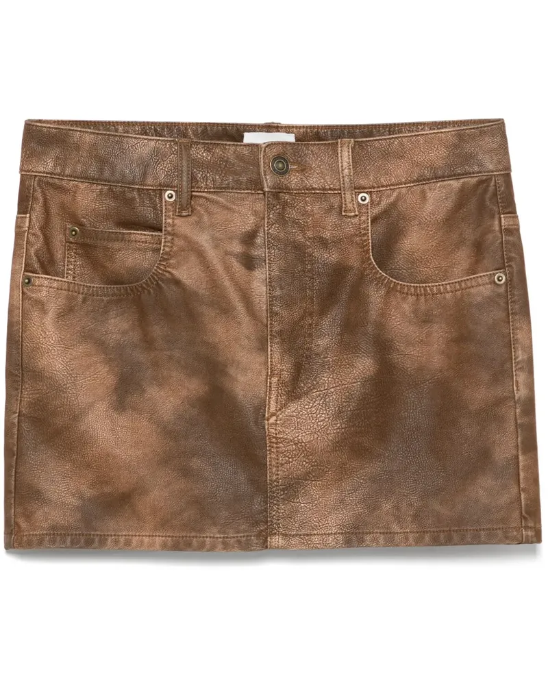Isabel Marant Kimmy Minirock - Braun Braun