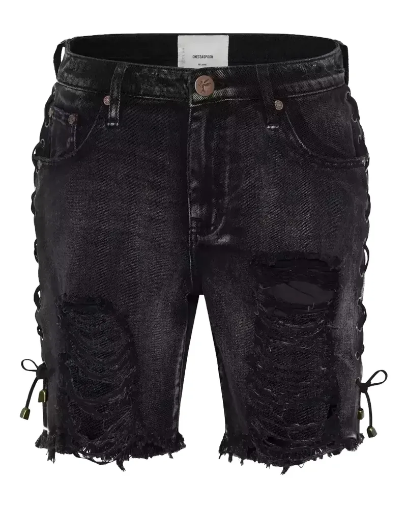 One Teaspoon Stevies shorts - Schwarz Schwarz