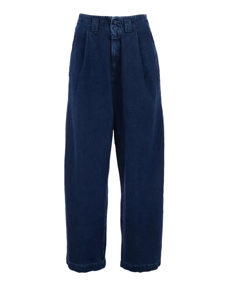 Roy Roger's pleated jeans - Blau Blau