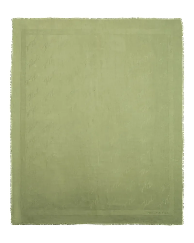 Karl Lagerfeld K/Signature Schal - Grün Grün
