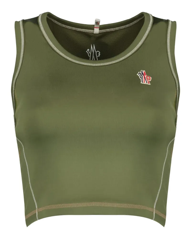 Moncler Polartec® cropped tank top - Grün Grün