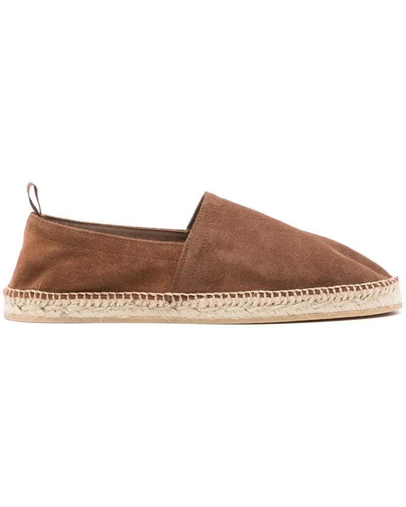 Scarosso Pablo Espadrilles aus Wildleder Braun